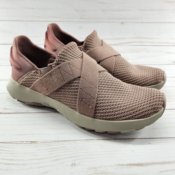 Merrell‎ FloatEco Mauve Pink Knit Fabric Slip On Sneakers Size 10 J003320 - Picture 1 of 10